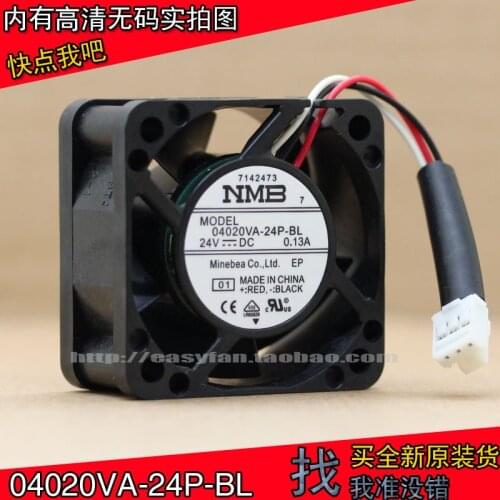 NEW NMB-MAT Minebea 04020va-24p-bl 4020 24v 0.13a 4CM FOR Yasukawa cooling fan