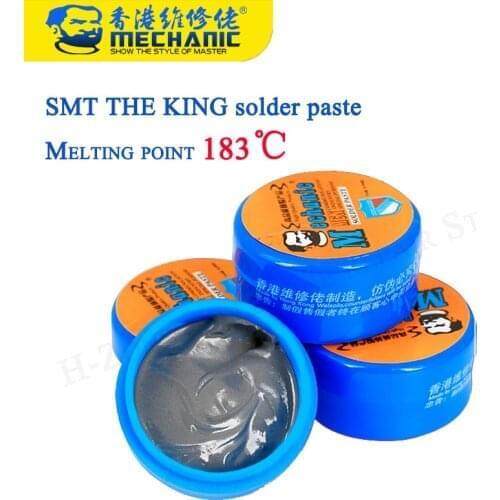 Mechanic The King Series Highly Compatible SMT Solder Paste 20g Flux Solder Paste Medium Temperature 183 Degree Solder Paste