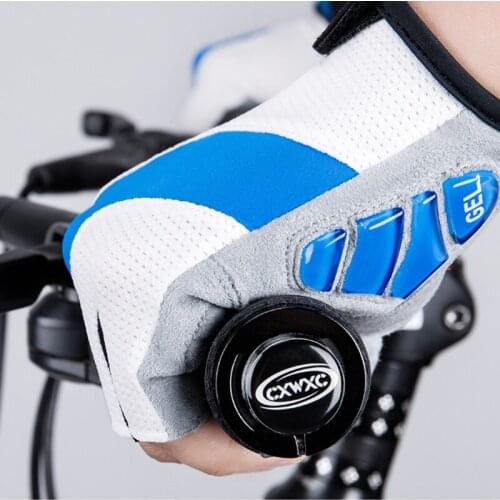 Cycling Gloves Anti Slip Shock Absorbing Padded Breathable Half Finger Gloves Accessories for Men/Women XR-Hot