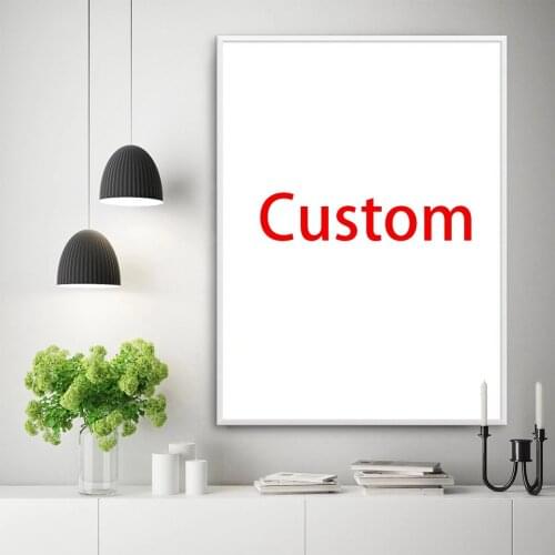 Any Size Poster Custom Print Canvas Wall Art With Your Photo Painting Picture For Living Room Decoration Personalized Gift