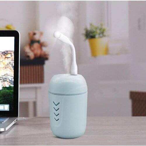 Portable USB Air Purifier Hydrometer Humidifier Portable Quiet Mini Air Purifier for Desktop Small Room Travel Air Purifiers