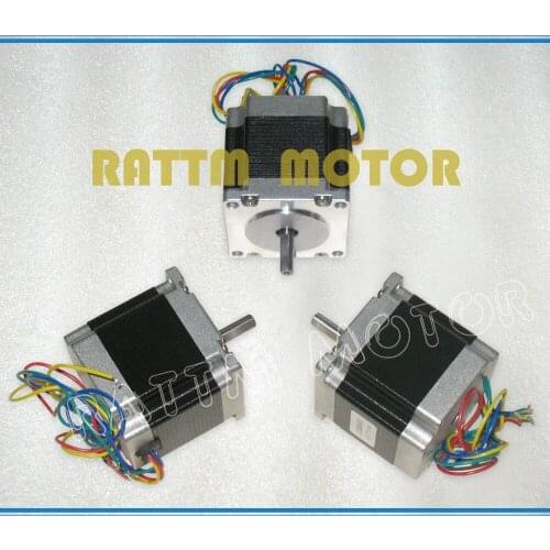 3pcs NEMA23 165Oz-in CNC stepper motor stepping motor/2.5A 4 leads 56mm length for 3D print/Robot/CNC router engraving Machine