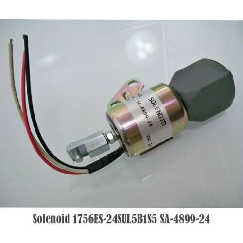 Solenoid 24V 1756ES-24SUL5B1S5 SA-4899-24 Fit For Kubota D902 D722 Z482 Engine