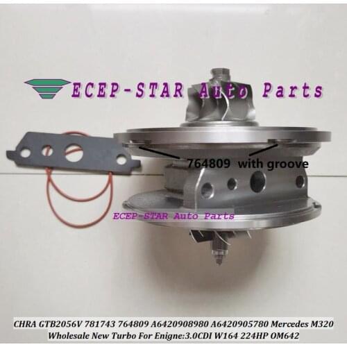 Turbo CHRA Cartridge GTB2056VK 764809 764809-0004 764809-0002 764809-1 A6420908580 68004663AA For Jeep Grand Cherokee OM642 3.0L