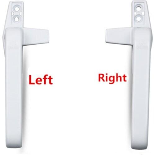 Thickened White door and window handle right/left For Double Glazing Aluminum alloy door handle window handle latch locks