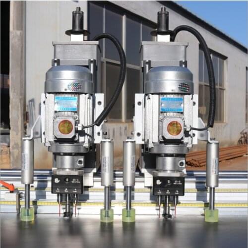 High quality double head wood door lock hole drilling machine double end boring cabinet making machine