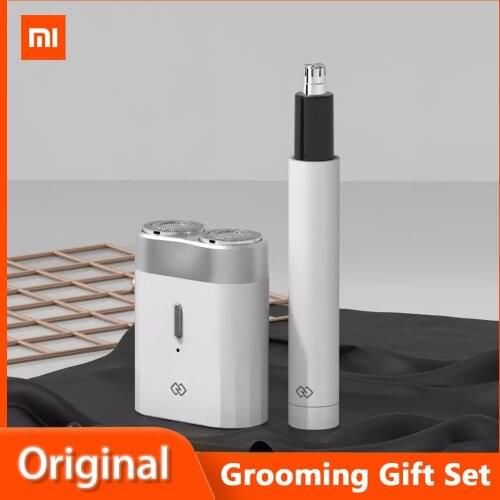 Xiaomi Huanxing V7 Grooming Gift Set White Mini Electric Nose Hair Trimmer HN3 Portable Electric Shaver Waterproof For Daily Use