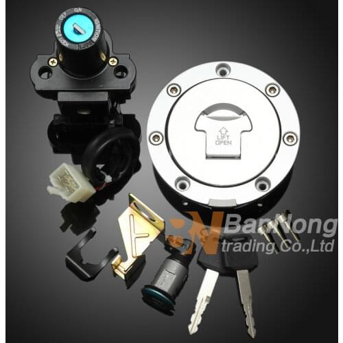 Motorcycle Ignition Switch Lock Fuel gas Tank Cap lock+key Seat Handle Locks Include Key For HONDA CBR900 CBR929 CBR954