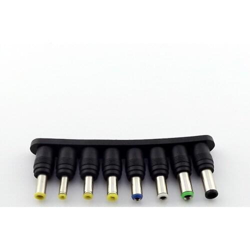 1pcs 8Pcs/1 Lot Universal DC AC 2 Pin Plug Straight Charger Tip Power Adapter Laptop