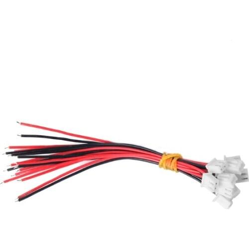 10 Sets JST XH 2.5-2 Pin Battery Connector Plug Female & Male with 120MM Wire BX0D