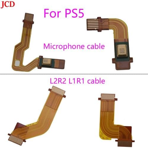 10 pcs Suitable For PS5 Controller Microphone Cable Replacement, And PS5 Left And Right Keyboard Button L2R2 L1R1 Flexible Cable