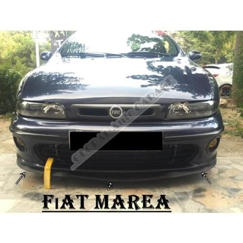 For Fıat Marea CUPRA R FRONT SPOILER BUMPER LIP Euro Spoiler Lip Universal 3 PCS Body Kit Auto Car Accessory Styling Diffuser