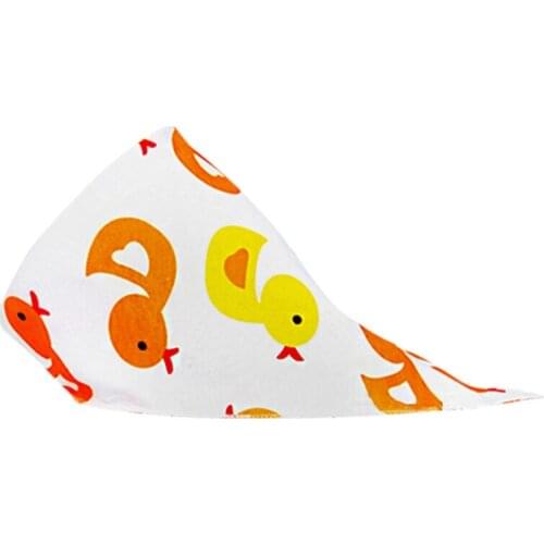 6 Colors Baby Cotton Bib Infant Saliva Towels Baby Accessories Bibs Newborn Wear Cartoon Head Scarf wf