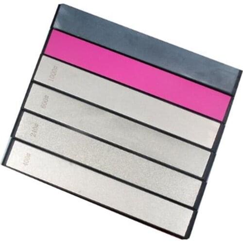 Diamond Whetstone Knife Sharpener Angle Sharpening Stone 240 400 600 1000 3000 5000Grit Diamond Bars Tool Bar Oil Stone Honing S