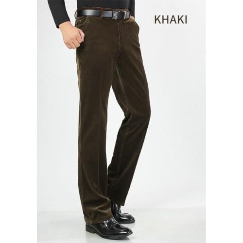 Male Pants Large Size 30-40 New Male Business Long Pants Spring Summer Classic Casual Trousers Homme Vintage Straight