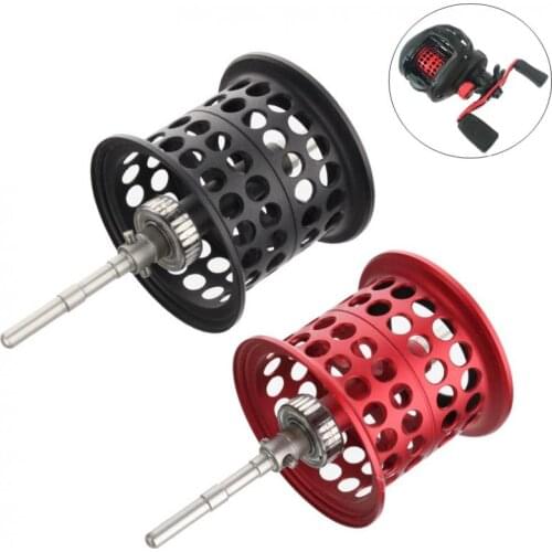 DIY Shallow Spool Aviation Aluminum Lightweight Casting Reel Spool 8.7g Fit for Abu BMAX3 / SMAX3 / PMAX3 / ORRA2 / DECIDER7