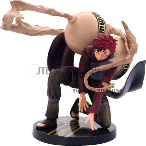 Naruto Shippuden Anime Model Fifth Kazekage Of Sunagakure Gaara Action Figure The Sand Waterfall Statue Collectible Toys Figma