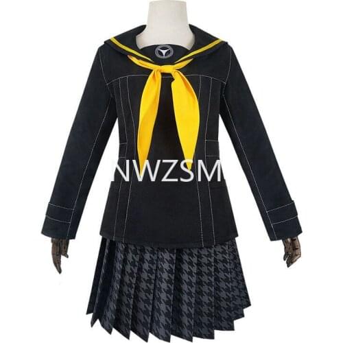 Game Kujikawa Rise Cosplay Persona 4 Golden JK Uniforms Womens Sailor Suit Halloween Jyoshi Koukousei CostumeG