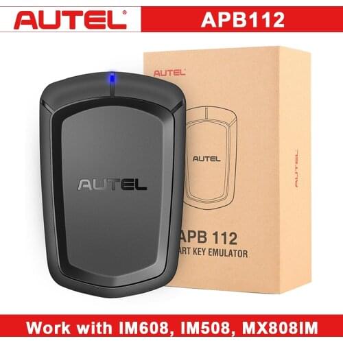 Autel APB112 Smart Key Simulator 46, 4D Data Collection Work with IM608, IM508, MX808IM