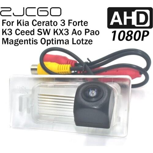 ZJCGO Car Rear View Reverse Backup Parking Reversing Camera for Kia Cerato 3 Forte K3 Ceed SW KX3 Ao Pao Magentis Optima Lotze