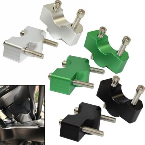 28mm (1-1/8") Handlebar Riser Adapter Kit Moves Bar Height Up Rise +30mm For KAWASAKI Vulcan S 650 VN650 EN650 2019-2020