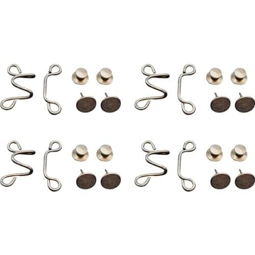 20 Pieces Adjustable Waist Buckle Extender Set Jeans Extender Waist Extender