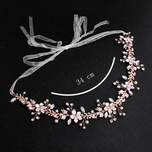 MOGAKU Wedding Jewelry Women Headbands Fashion Engagement Accessories Romantic Headwear Bohemia Elegant Womens Hair Jewelry New