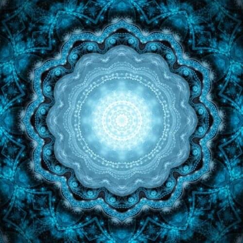 Mandala Flower DIY Cross Stitch Embroidery 11CT Kits Needlework Craft Set Printed Canvas Cotton Thread Home Decoration Room