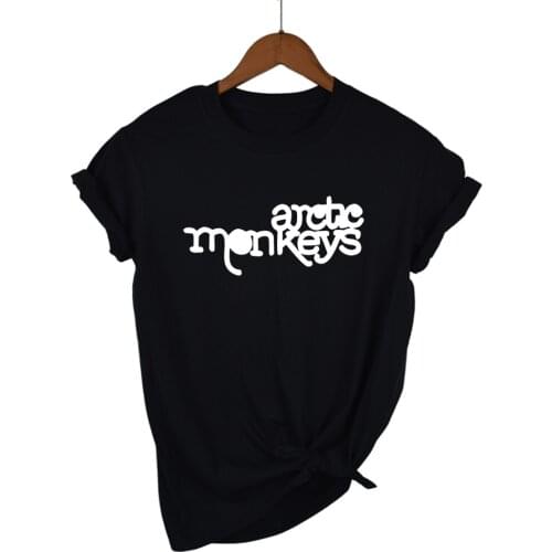 2020 new arrived arctic monkeys t shirt women Cotton streetwear vintage tshirt women Harajuku Hip Hop Tee Basic T-shirt Hipster