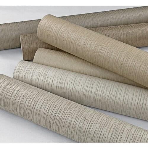 Beibehang Simple and simple vertical striped wallpaper European living room bedroom TV wall decoration materials 3D wallpaper