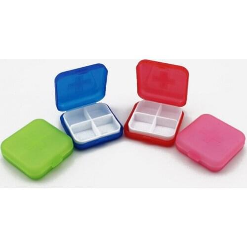 By ems or dhl 500PCS high quality Drug Pill Box Makeup Storage Case