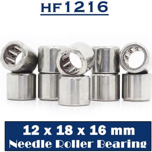 HF1216 Bearing 12*18*16 mm ( 10 PCS ) Drawn Cup Needle Roller Clutch HF121816 FC-12 Needle Bearing