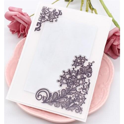 YPP CRAFT Flower Doily Cutting Mold and Embossed Folder Set DIY Scrapbook Paper Mold / Card Decoration