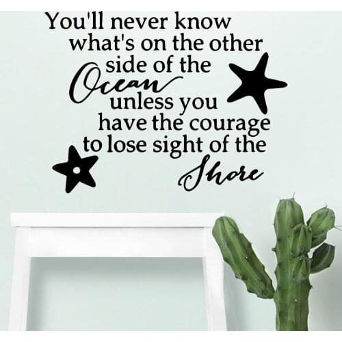 Cartoon sentence Decal Removable Vinyl Mural Poster Decor Living Room Bedroom Removable Decoration Accessories Murals