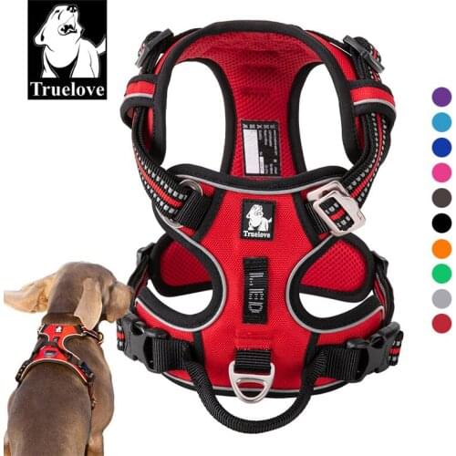 2020 New For Dog Small Large Running Training French BulldogFront Nylon Dog Harness No Pull Vest Soft Adjustable Safety Harness