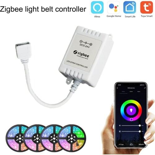 Tuya Led Strip Zigbee Controller Light Decoration Belt Set RGB Waterproof APP Smart Control Colorful Luminous LED Strip Light