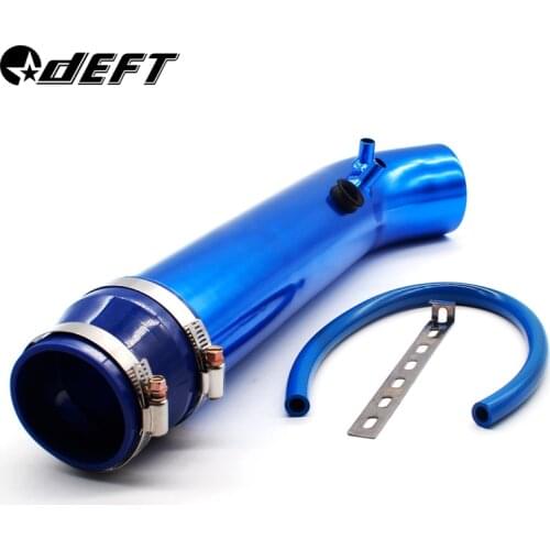 Universal 3" 76mm Aluminum car Air Intake Pipe Kit 3 Inch Racing Car Cold Air Intake Aluminum Pipe Air filter Induction Pipe