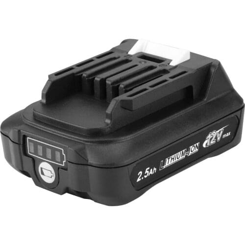 2500 mAh 12V Lithium-Ion Battery Replacement Accessory Fit For Makita BL1012B