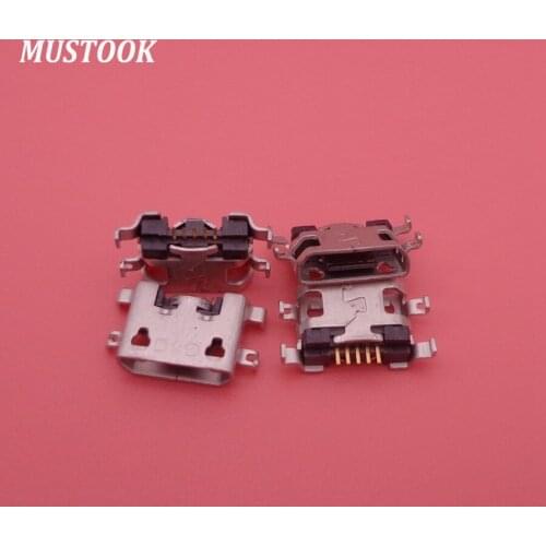 100pcs Micro USB Charge Charging Connector Plug Dock Socket Port For Alcatel One Touch Idol X Dual OT6040 OT 6040 6040D 6040E