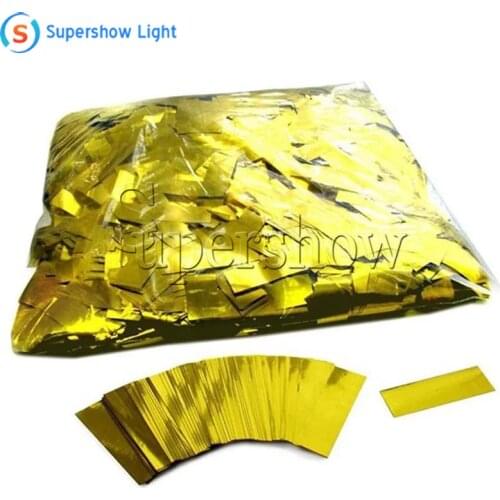 2KG/lot Gold and Silver Mylar Confetti Paper Metallic Confetti Paper Stage Special Effect for Confetti Machine in Wedding Show