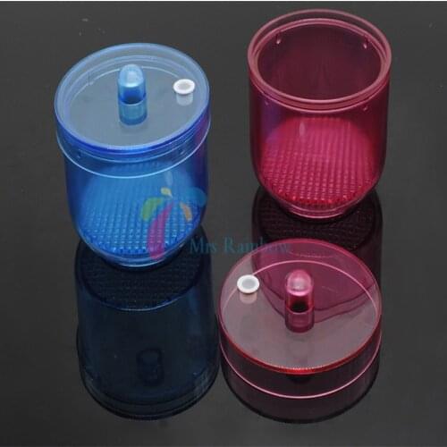 2/Pcs Dental Lab Soak Disinfection Cup Case Instruments Sterilize Box Autoclavable Oral Dentist Equipment 2 Color