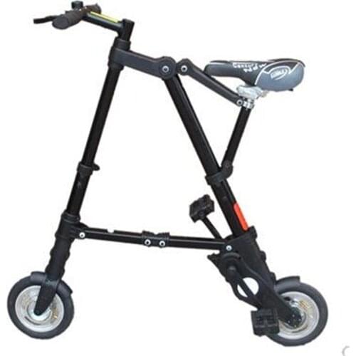 8-inch Latest Upgrade Mini Ultra Light Folding Bicycle Aluminum Portable Mountain Bike