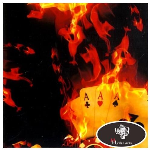 Free Shipping Flaming Fire water transfer printing hydrographics film,50cm wide,water transfer film HFY-939