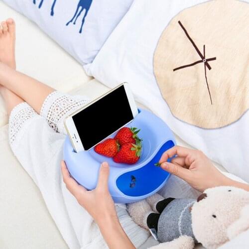 Double Layers Melon Seed Dish Sitting Room Plastic Dry Fruit Basket Lazy Person Takes Melon Seed Magic Ware Dry Fruit Box