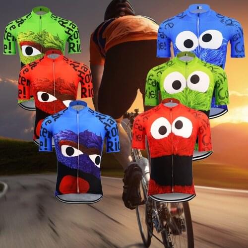 NEW Cycling Jersey 2020 Maillot Ciclismo Hombre Red Blue Green Short Sleeve Bike Jersey Outdoor Sports Cycling Clothing MTB