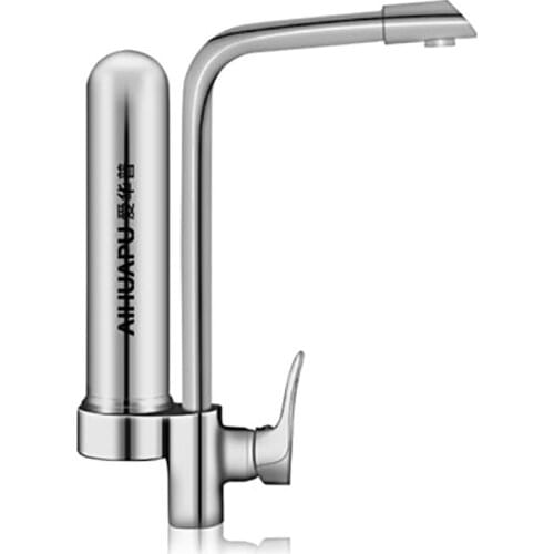 Water Purifier Household Direct Drinking Hot And Cold Stainless Steel Faucet Tap Water Filter Ceramic Water Purifier AHP-RO-B017