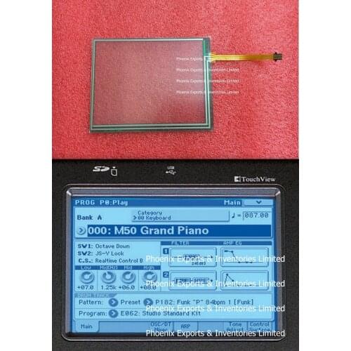 Original Korg Touch screen Digitizer for Korg M50 ribbon cables