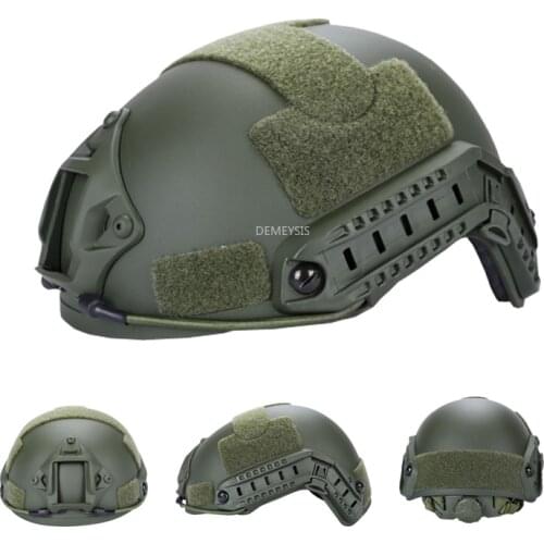 Half-covered Tactical Helmet Army Airsoft Shooting Protective Helmets Adjustable Military Paintball Combat Sports Helmet