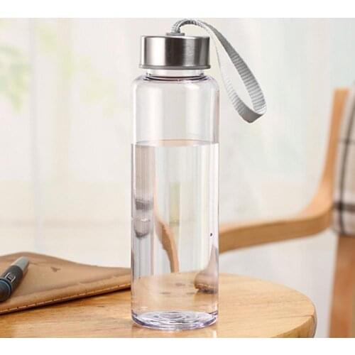1Pcs 300/400/500ML Portable Light weight Practical Plastic Water Cup Drinking Bottle for Outdoor Sports Transparent Handy Cup