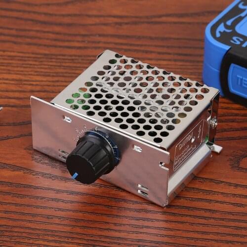 Motor Speed Controller 500W AC 220V Easily Carrying Lightweight Gadgets DC 10-210V Voltage Regulator for Electronics